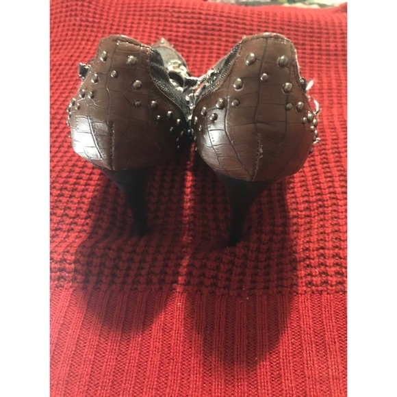 Bertinni denim and print heels size 11 - Picture 5 of 13